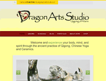 Tablet Screenshot of dragonartsstudio.com